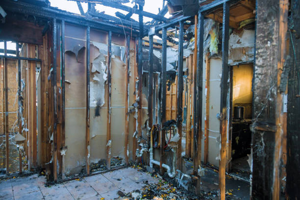 Professional Emergency Fire Cleanup technician working in Magna, UT
